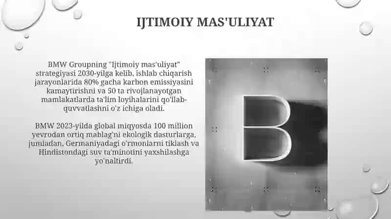 BMWning Jahondagi mavqei 3