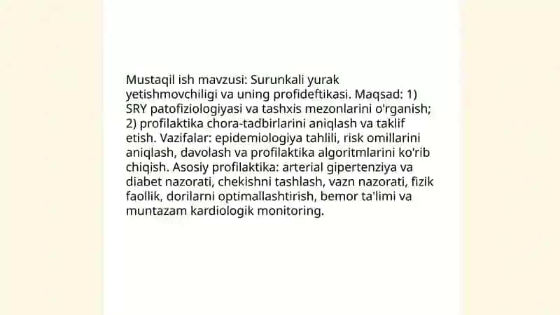 Internal Diseases Prophylaxis 3