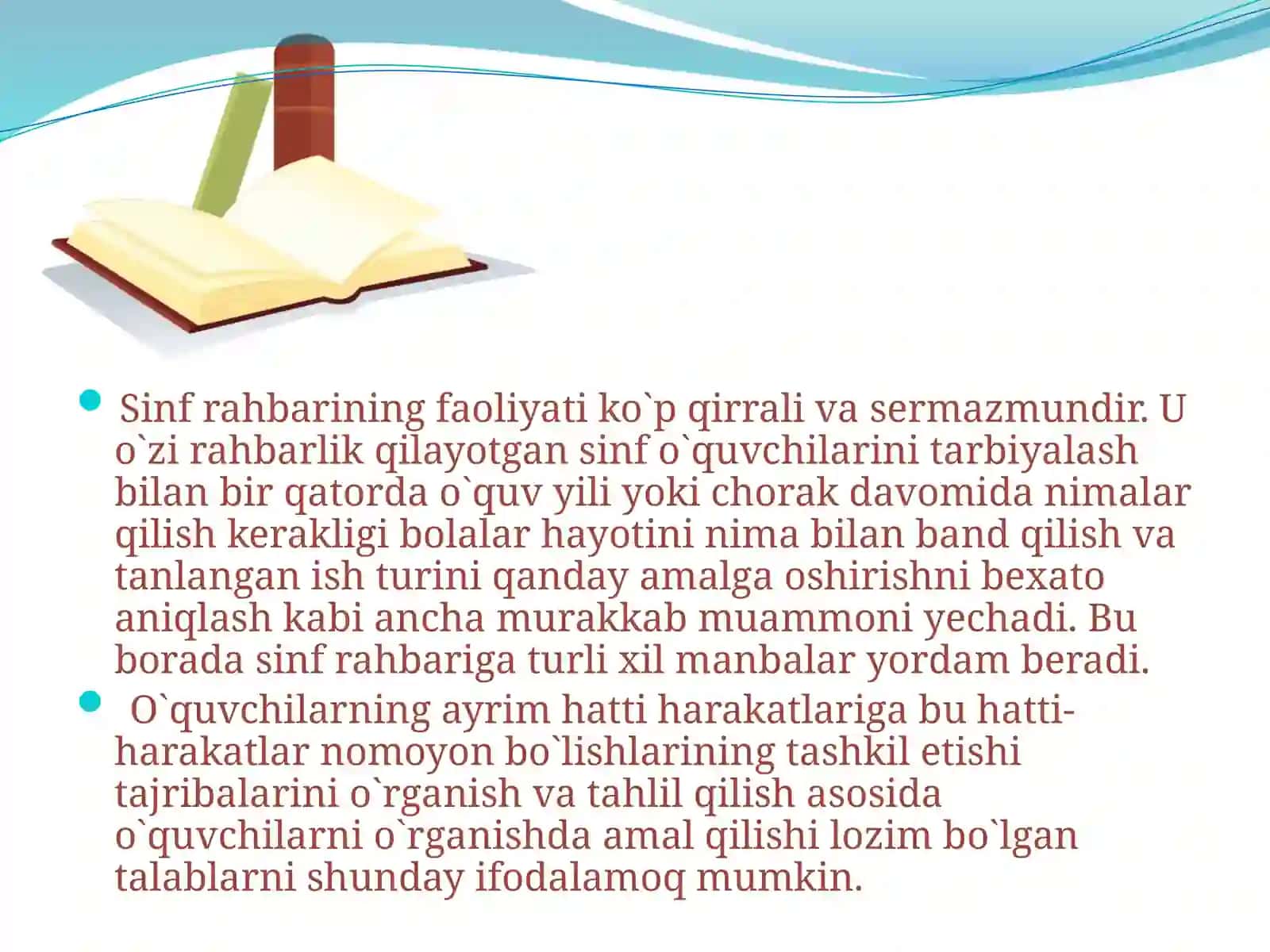 Guruh rahbarining tarbiyaviy ishlarni rejalashtirish usullari 3