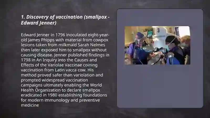 Discovery of Vaccination 3