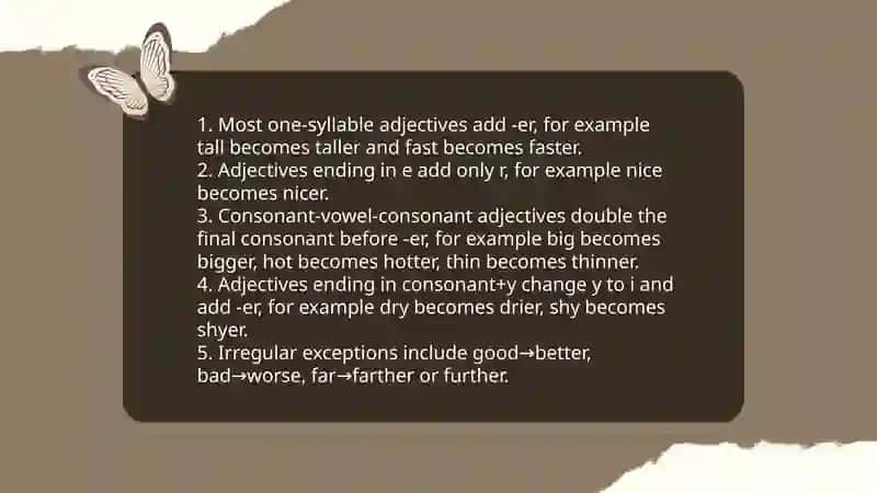 Comparatives and Superlatives 3