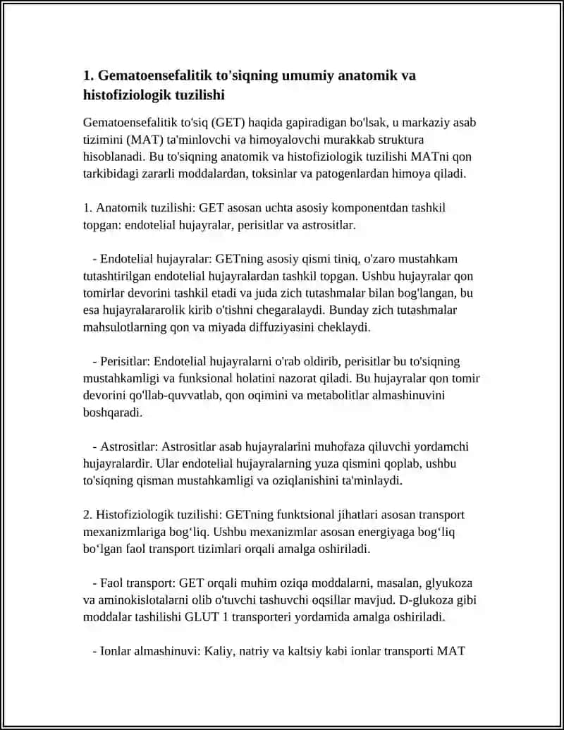 GEMATOENSEFALITIK TO'SIQ GISTOFIZIOLOGIYASI 3
