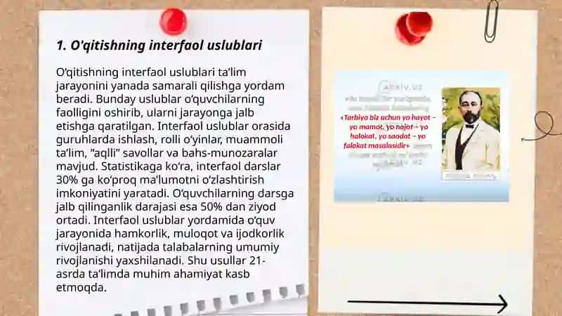O'qitishning interfaol uslublari 3