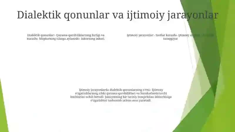 Falsafa Qonun Va Kategoriyalarining Ijtimoiy Jarayonlar Dialektikasidagi Roli 3