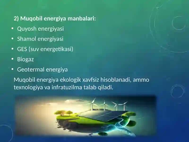 Energetikaning atrof-muhitga ta’siri 3