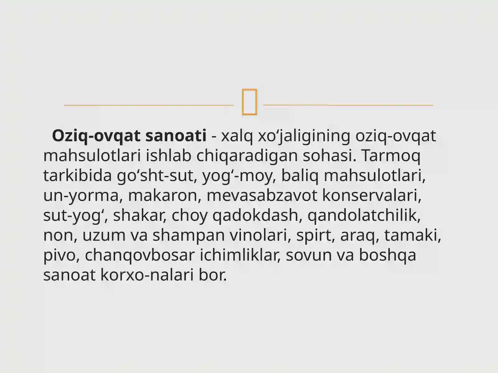 OZIQ-OVQATMAHSULOTLARINING KIMYOVIY TARKIBI 3