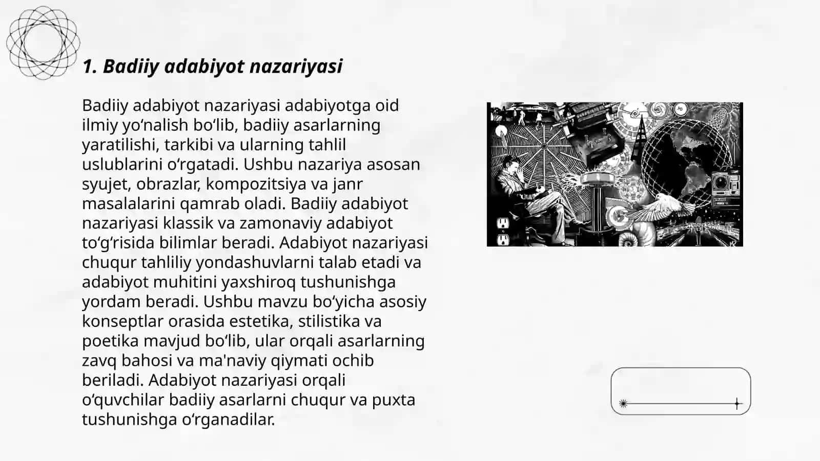ADABIYOTSHUNOSLIK - BADIIY ADABIYOT HAQIDAGI FAN TING - 2308 Eshmirzayeva Chinora 3