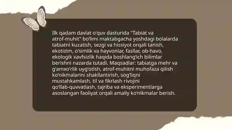 Tabiat bilan tanishtirishning metodlari 3