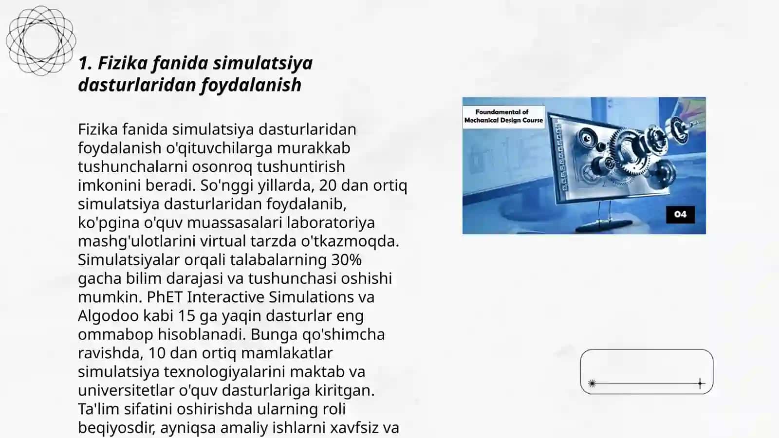 Fizika va astronomiya ta’limida informatsion texnologiyalarini qo’llash metodikasi 3