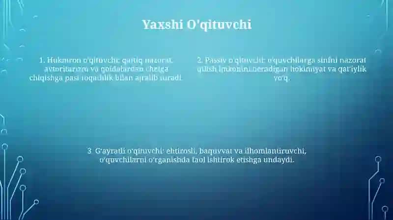 O'qituvchining Xarakteri Va Individual Xususiyatlariga Qarab Toifaga Bólinishi 3