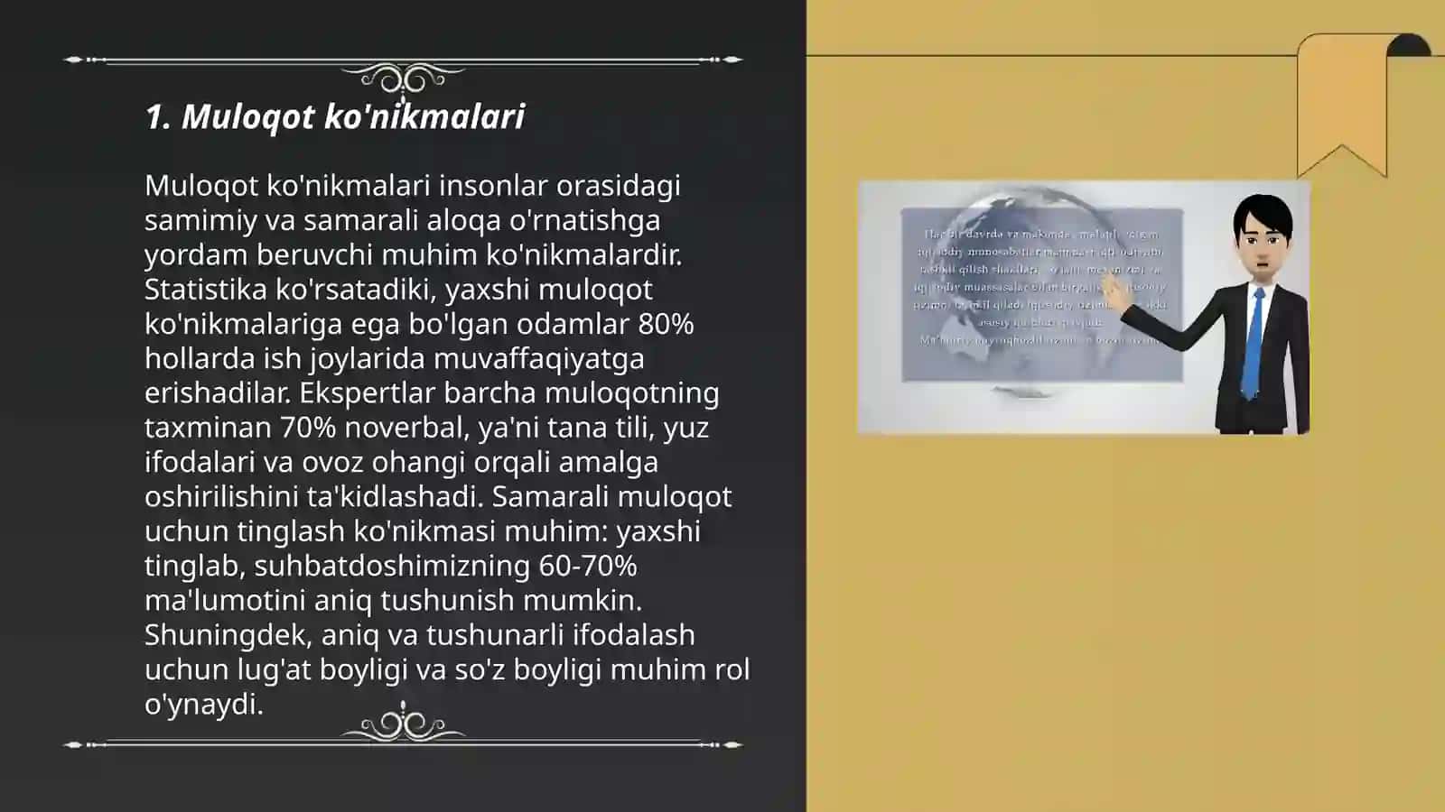 Muloqot ko'nikmalari 3