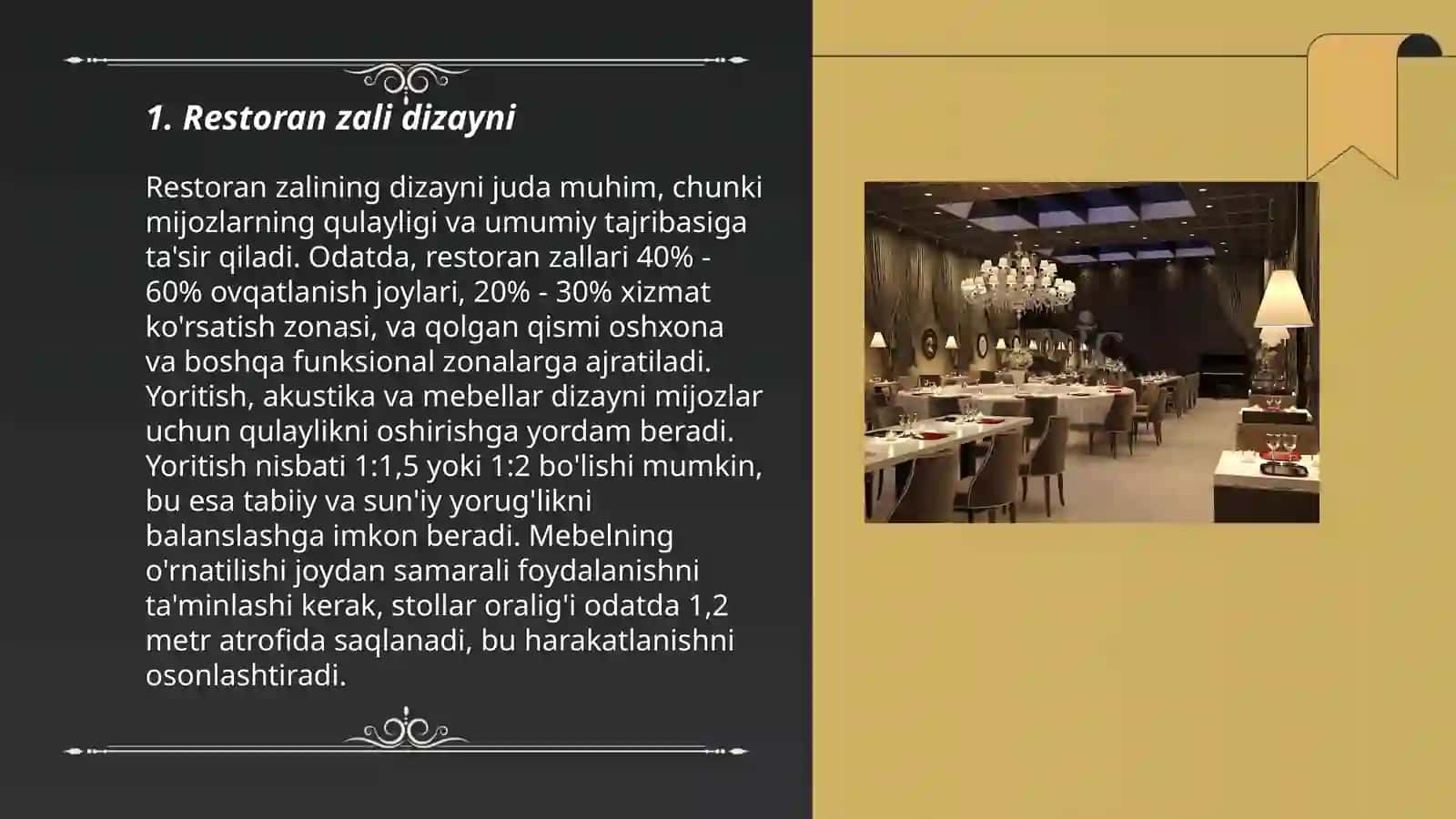 Restoran zali dizayni 3