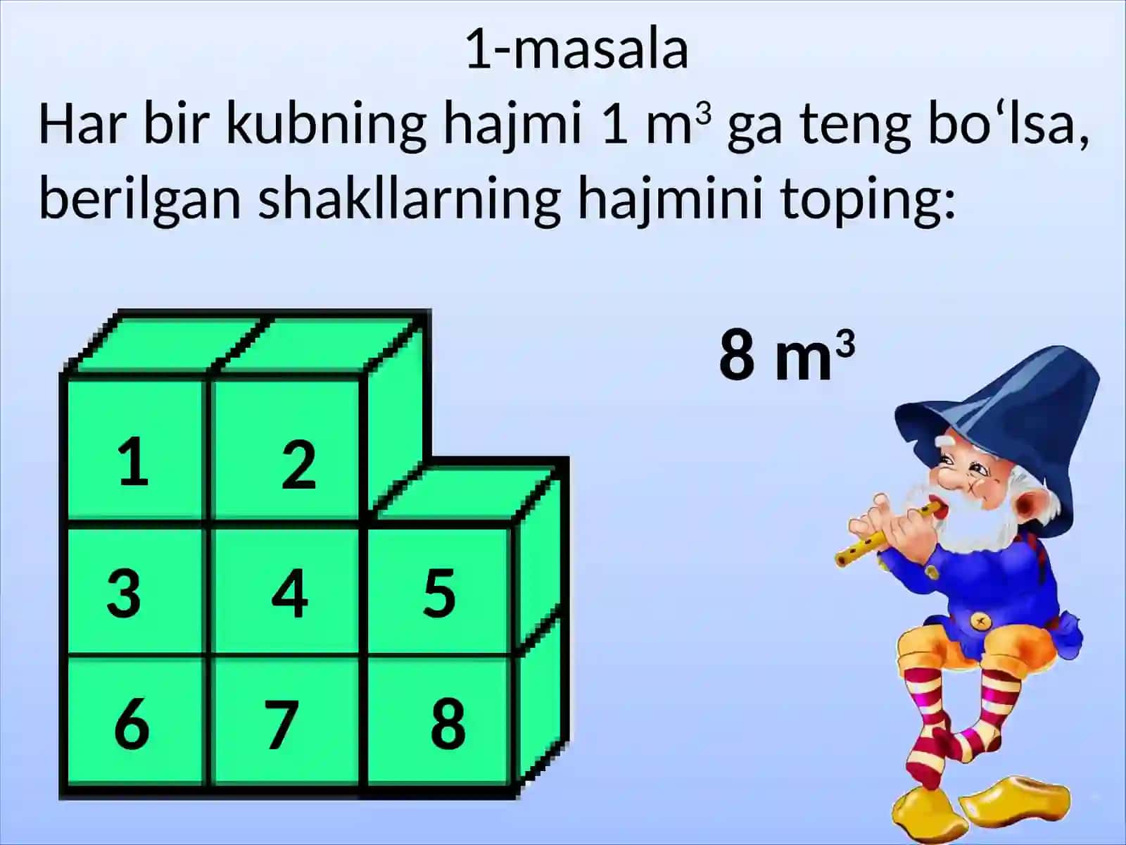 4-sinf Matematika Hajm o'lchov birligi taqdimoti 3