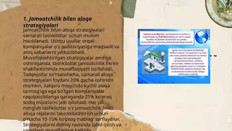 Jamoatchilik bilan aloqa strategiyalari 3