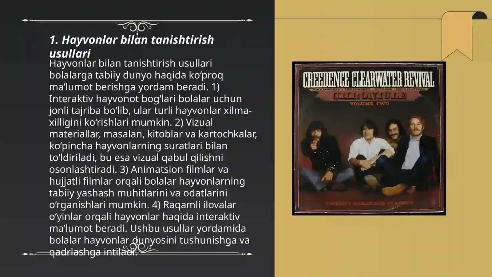 Hayvonlar bilan tanishtirish usullari 3