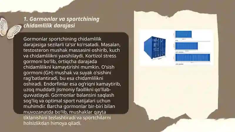 Gormonlar va sportchining chidamlilik darajasi 3