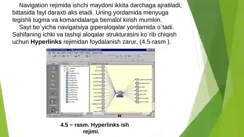 Front Page dasturiy orqali web-sahifalar yaratish texnologiyasi 3