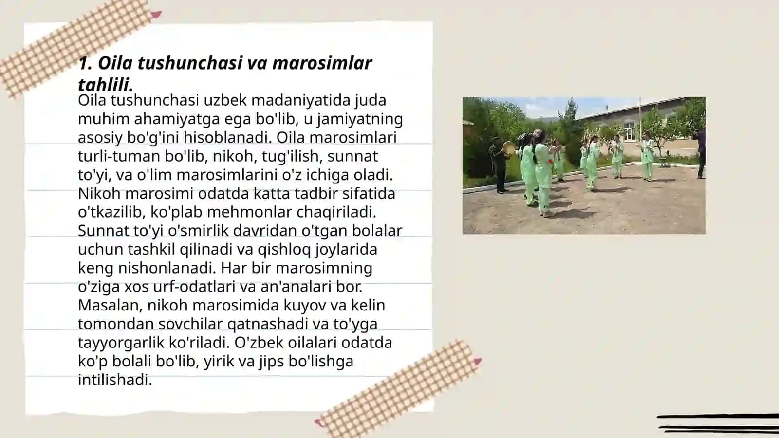 Oilaviy marosim folklori namunalari badiiyati va ularning tahlili 3