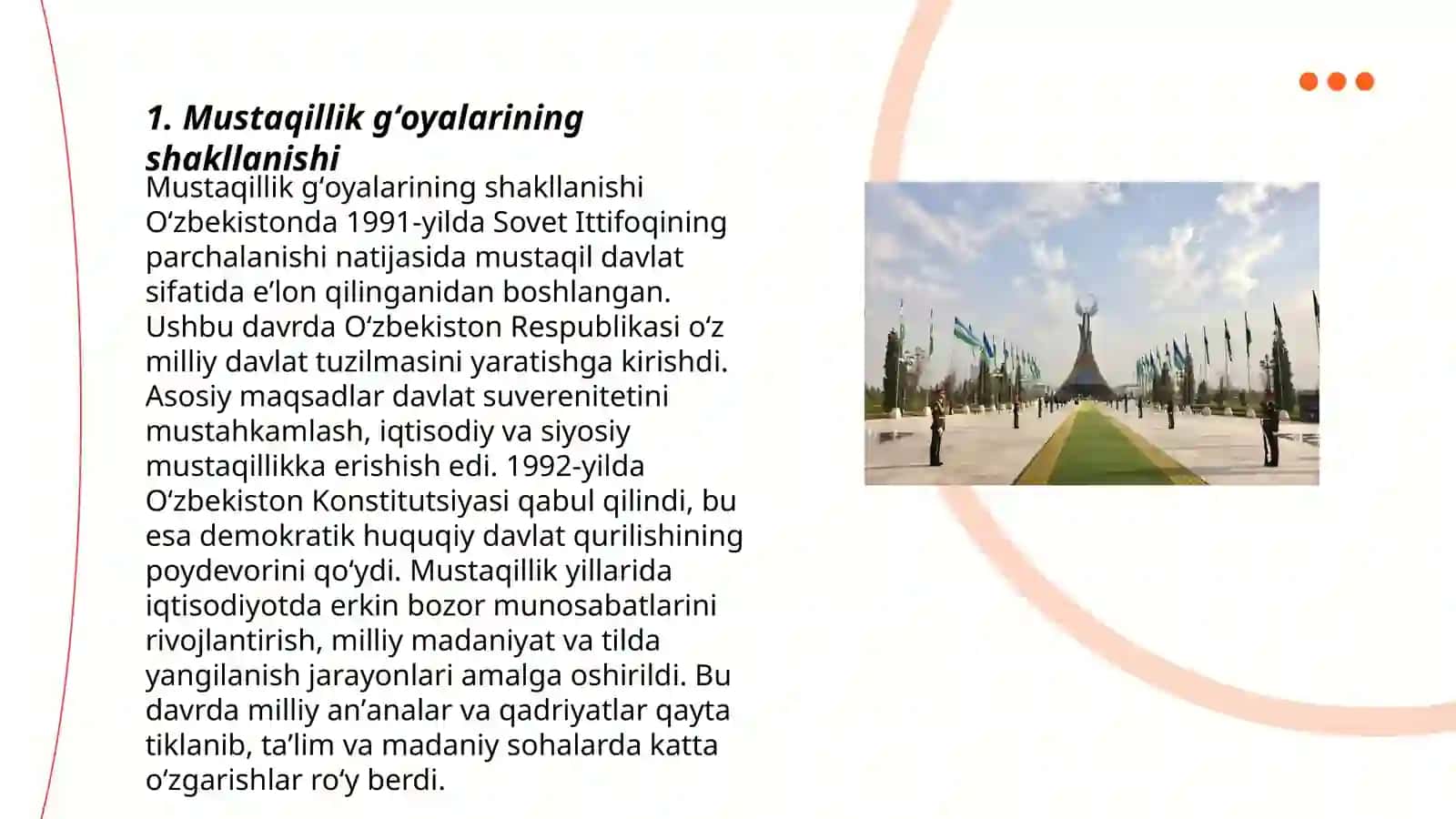 Oʻzbekistonda mustaqillik gʻoyalarining tarixiy asosi 3