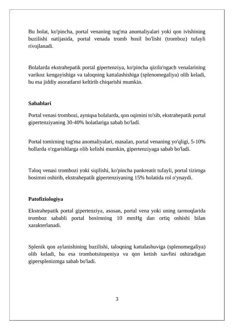 Jigardan tashqari portal gipertenziya 3