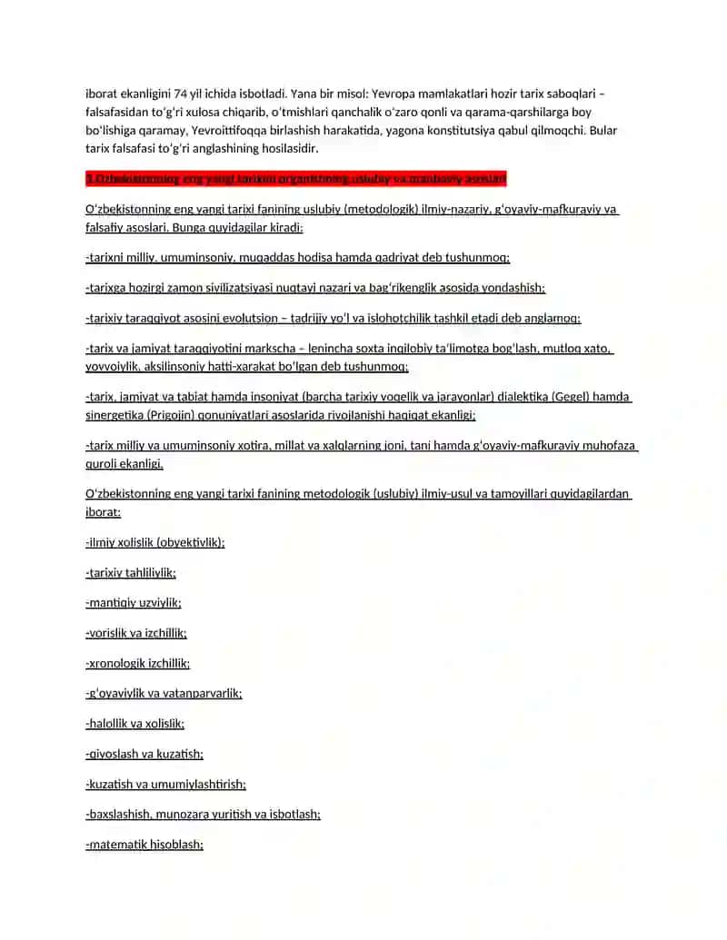 O‘zbekistonning eng yangi tarixining organishning siyosiy va ijtimoiy ahamiyati 3