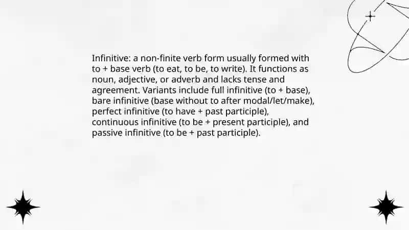 Infinitive and gerund 3
