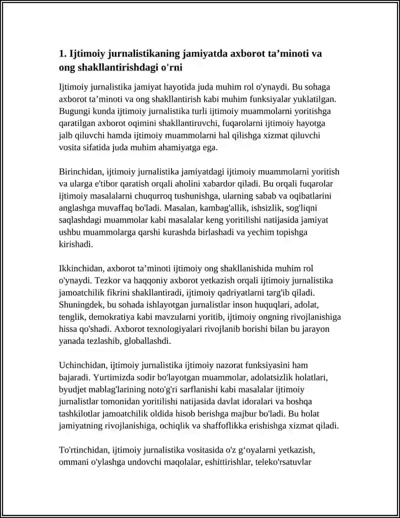 IJTIMOIY JURNALISTIKANING JAMIYAT HAYOTIDAGI ÒRNI 3