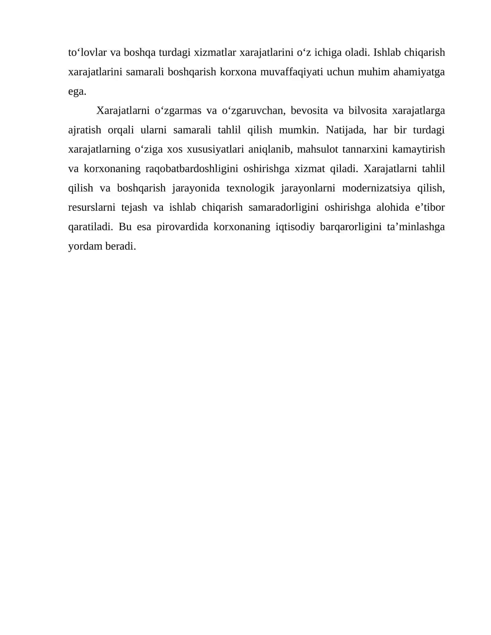 10-mavzu. Ishlab chiqarish xarajatlari statistikasi 3
