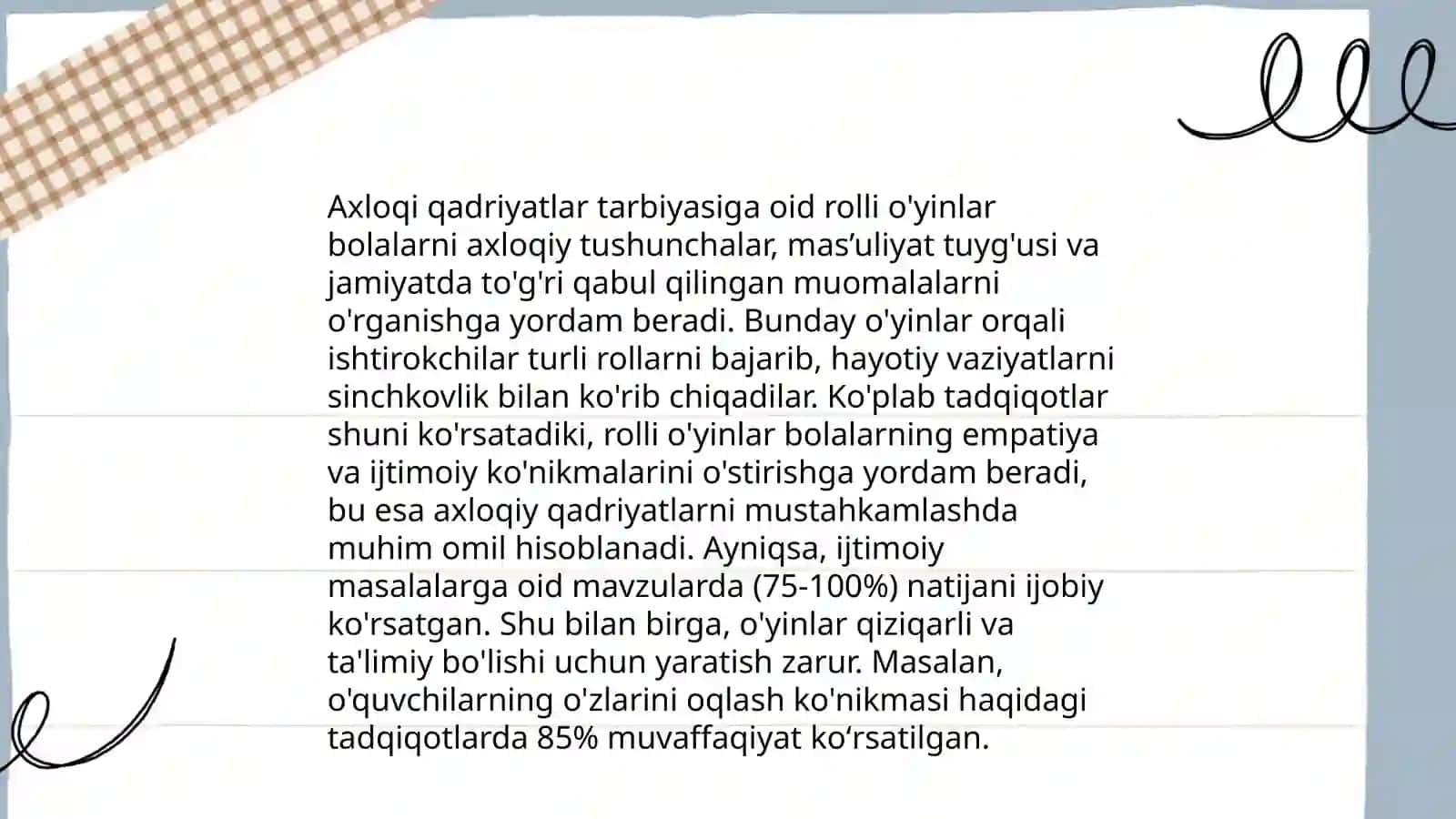 Axloqiy tarbiyaga oid ta'limiy o'yinlar 3