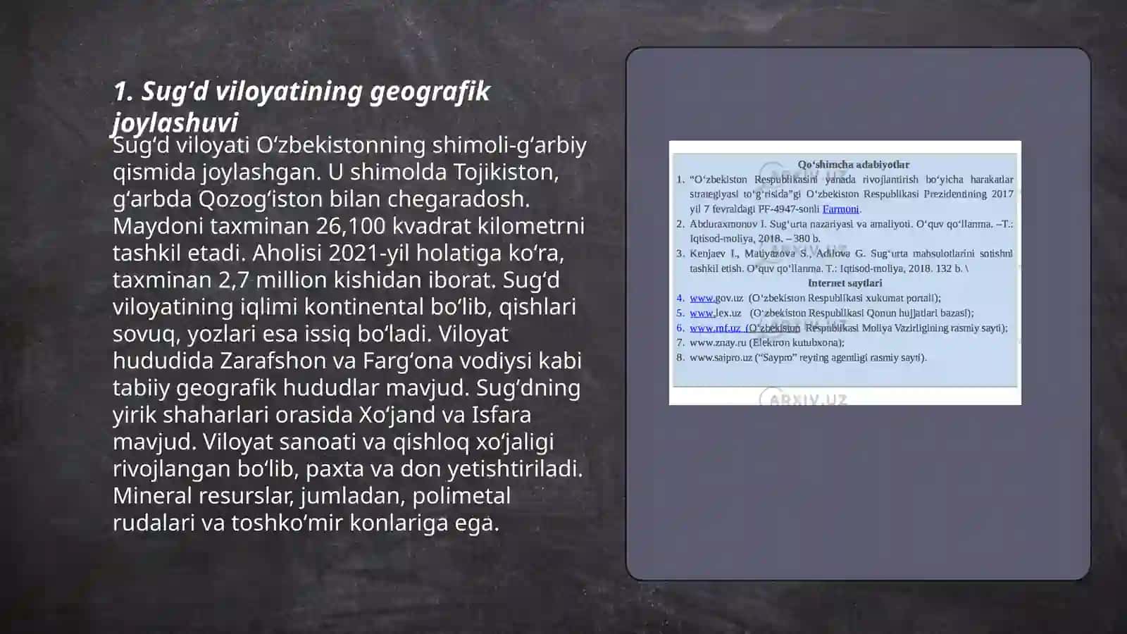 Sugʻd viloyatining geografik joylashuvi 3