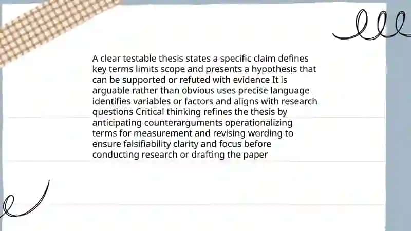 Critical thinking when writing 3