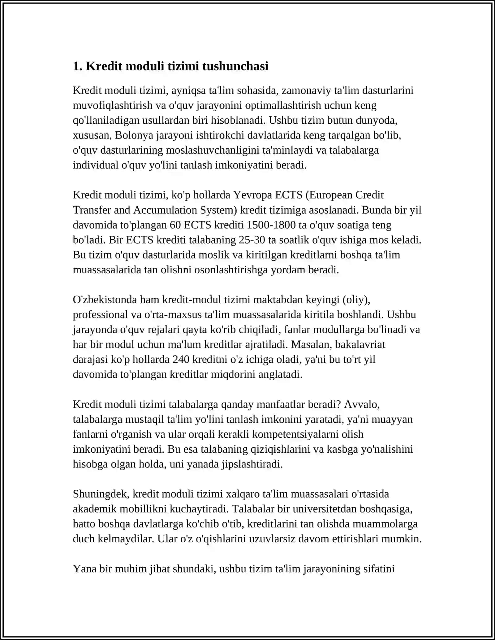 KREDIT MODUL TIZIMI HAQIDA 3
