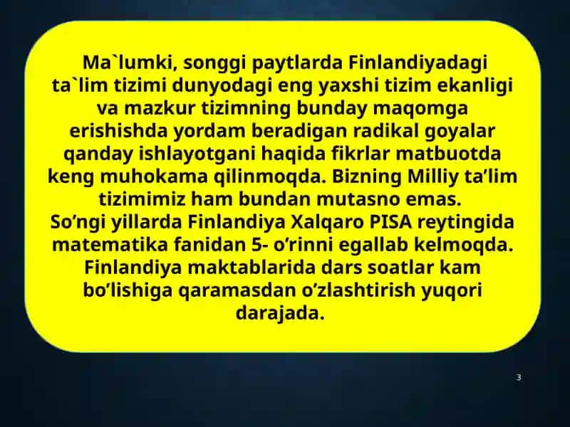 RIVOJLANGANXORIJIY MAMLAKATLARDA TA’LIM TIZIMI 3