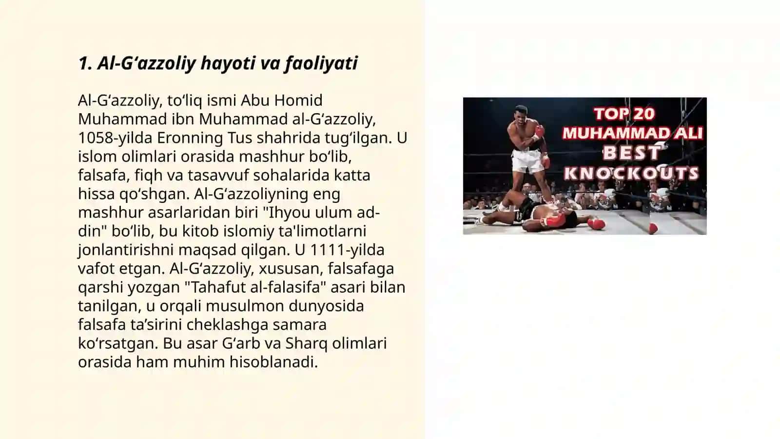 Al-Gʻazzoliyning hayoti va asarlari 3