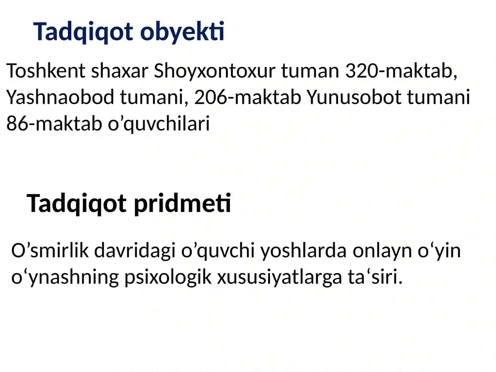ONLAYN O‘YINLARGA TOBELIKNING PSIXOLOGIK XUSUSIYATLARI 3