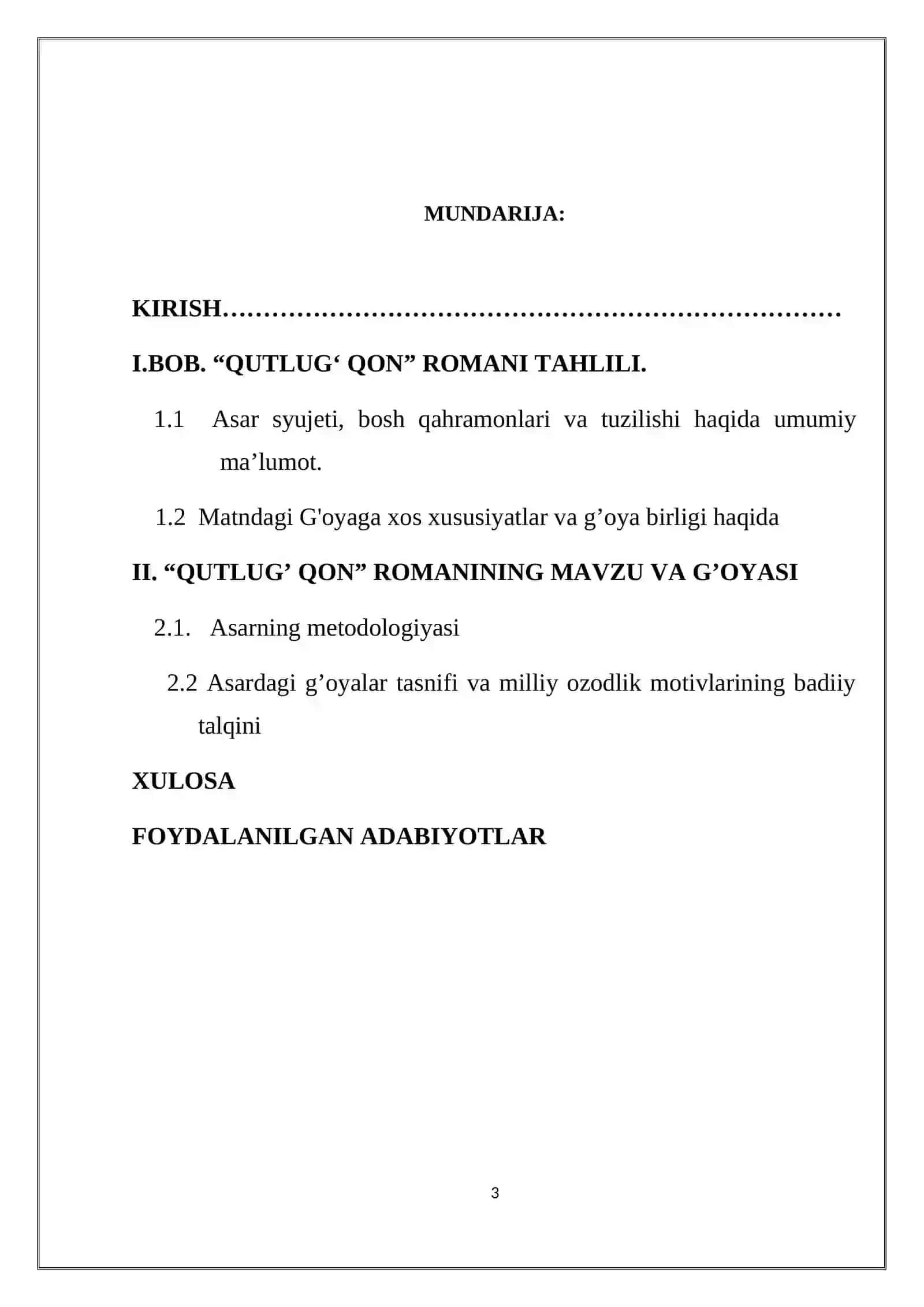 Qutlug' qon romanida milliy ozodlik motivlarining badiiy talqini 3
