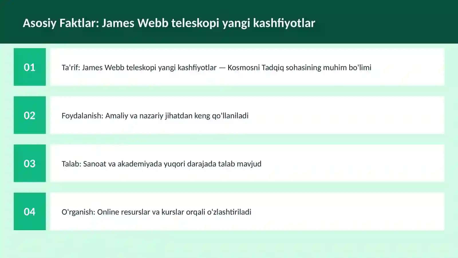 James Webb teleskopi yangi kashfiyotlar 3