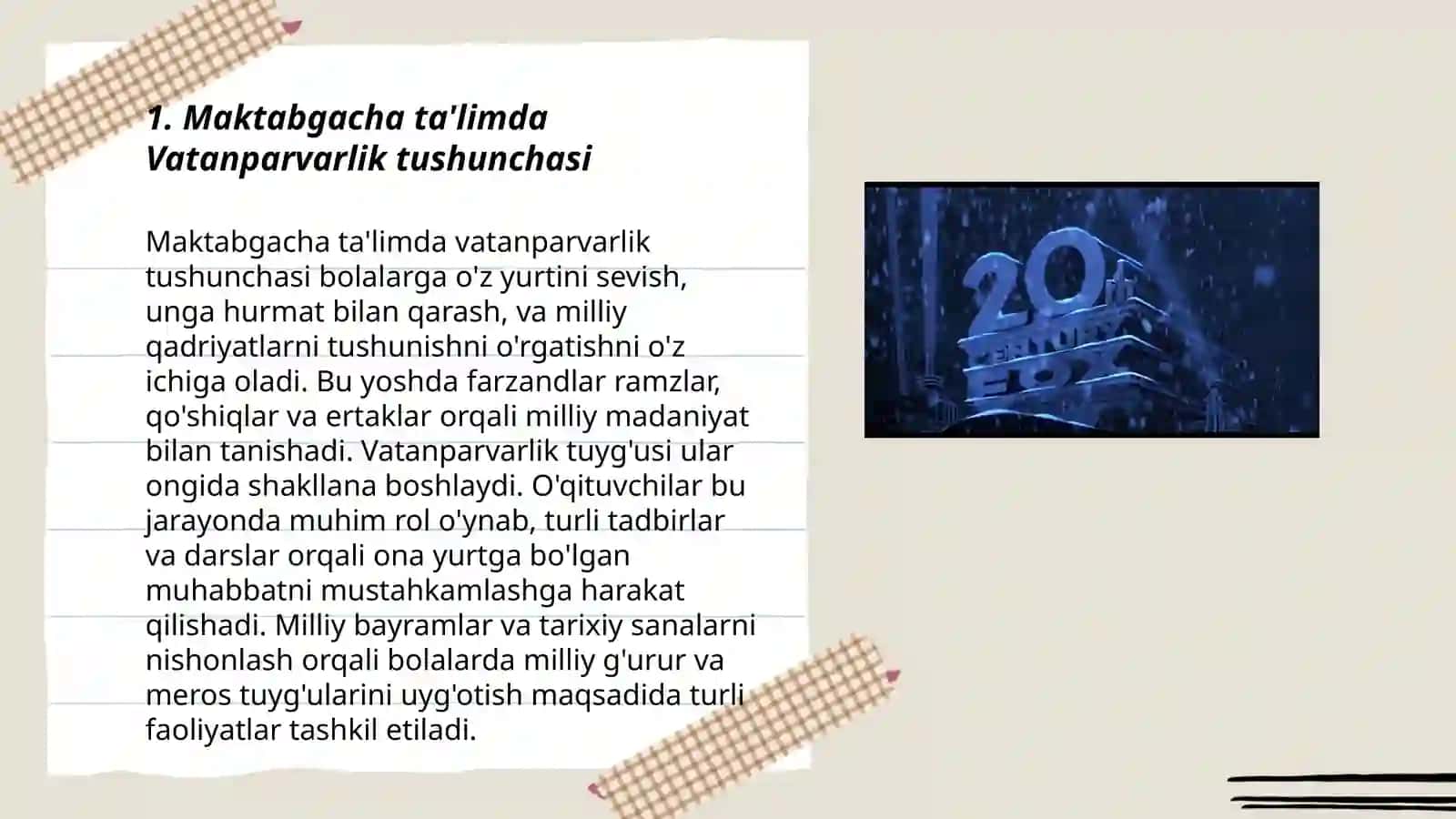 Bolalarni vatanparvarlik ruhida tarbiyalashda MTTning o'rni 3