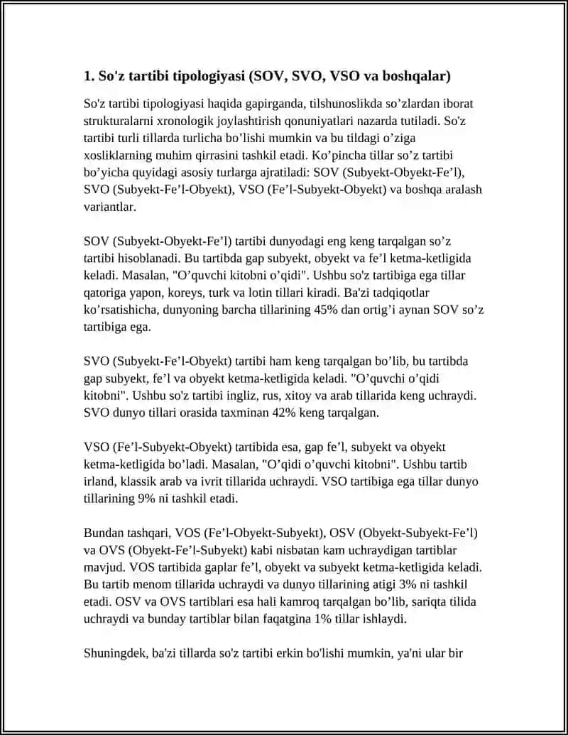 SINTAKTIK TIPOLOGIYA 3