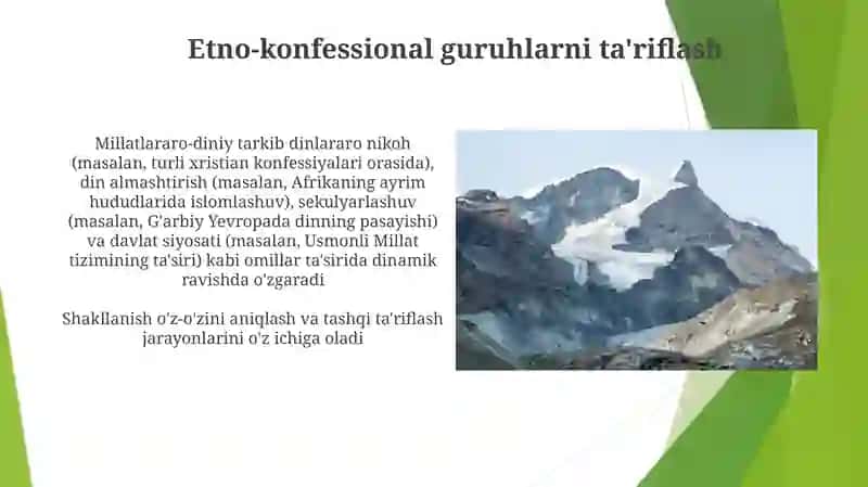 Etno-konfessial tarkibning shakllanish xususiyatlari 3