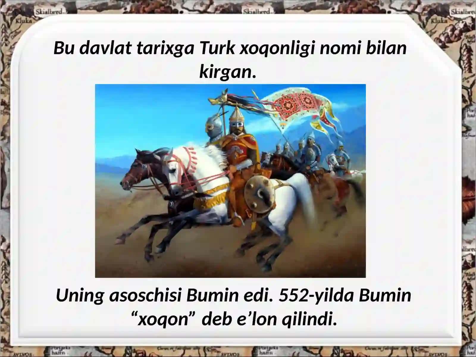 O‘rta Osiyo xalqlari Turk xoqonligi davrida 3