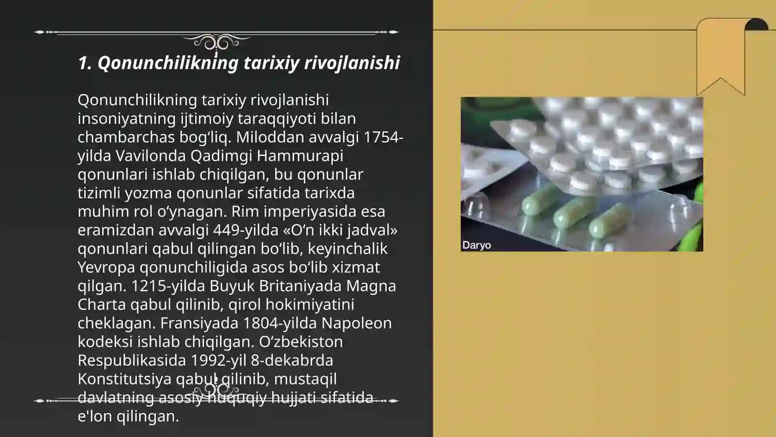 Özbekiston Respublikasi taroqqiyotida qununlar va ularning halqchil ishlash mexanizmi 3
