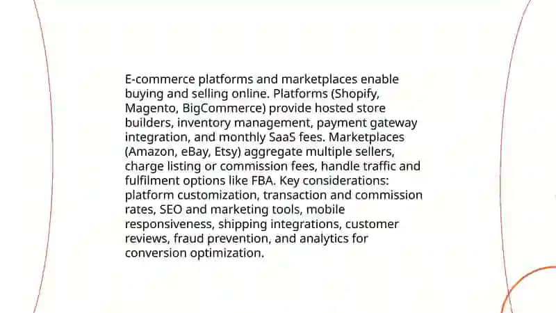 E-commerce platforms and marketplaces 3