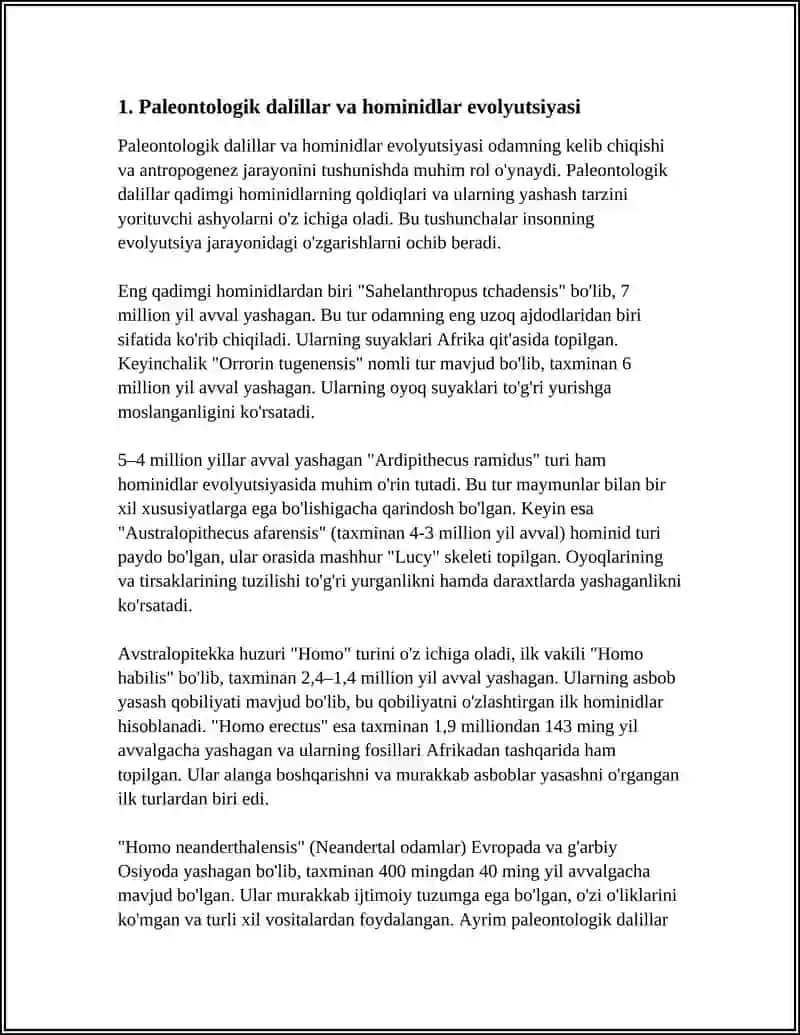 ODAMNING KELIB CHIQISHI ANTROPOGENEZ KELAJAKDA INSONLAR QANDAY KURINISHDA BULADI 3