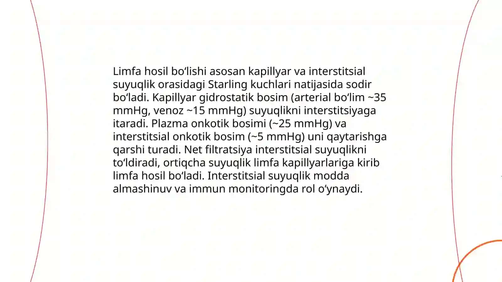LIMFA HOSIL BOʻLISHI, TARKIBI VA UNING VAZIFALARI 3