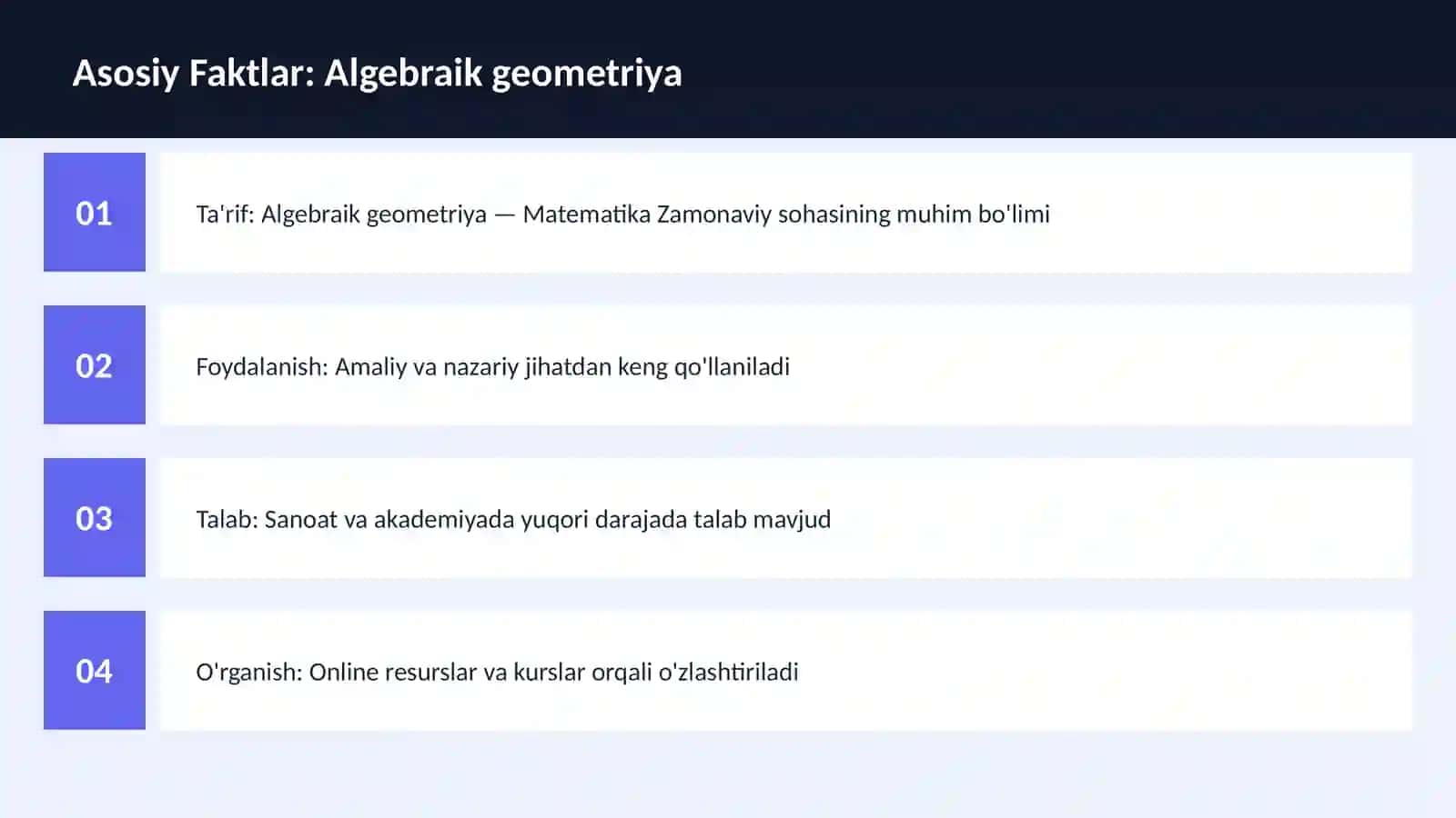 FAN | MATEMATIKA ZAMONAVIY 3