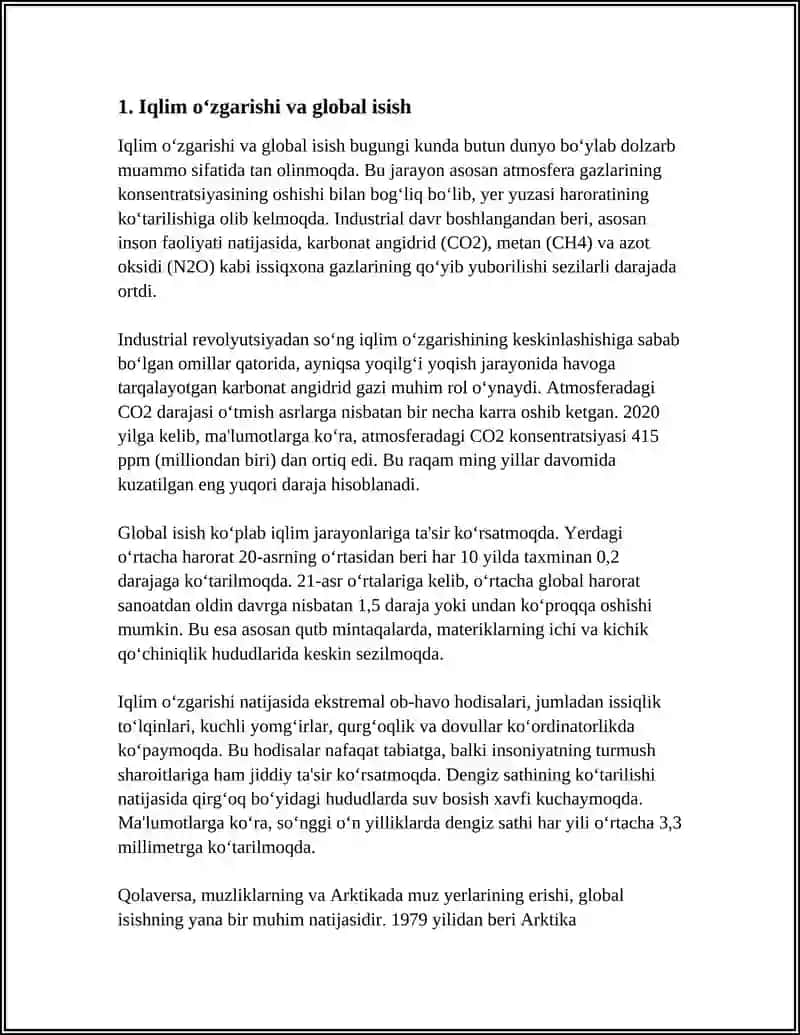 HOZIRGI KUNDAGI GLOBAL MUAMMO 3