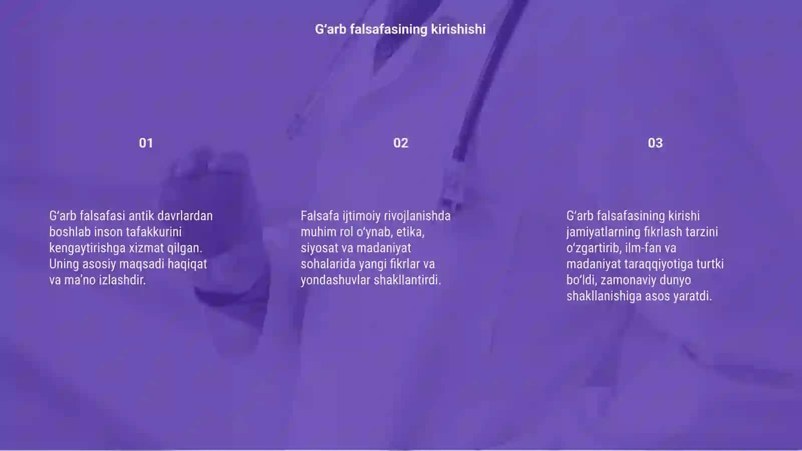 G‘arb falsafasining mohiyati va ijtimoiy taraqqiyotidagi roli 3