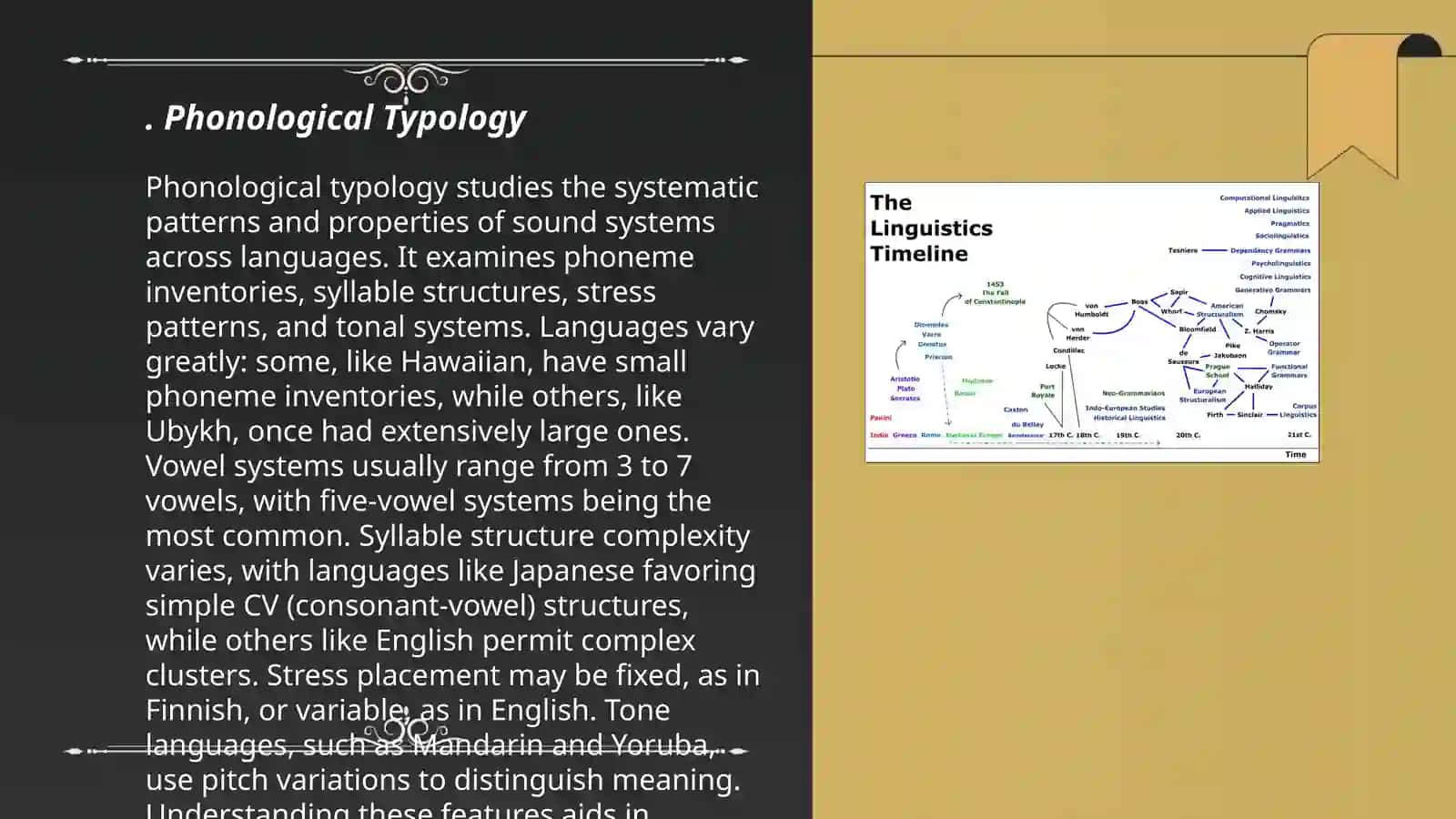 Types of linguistic typology 3