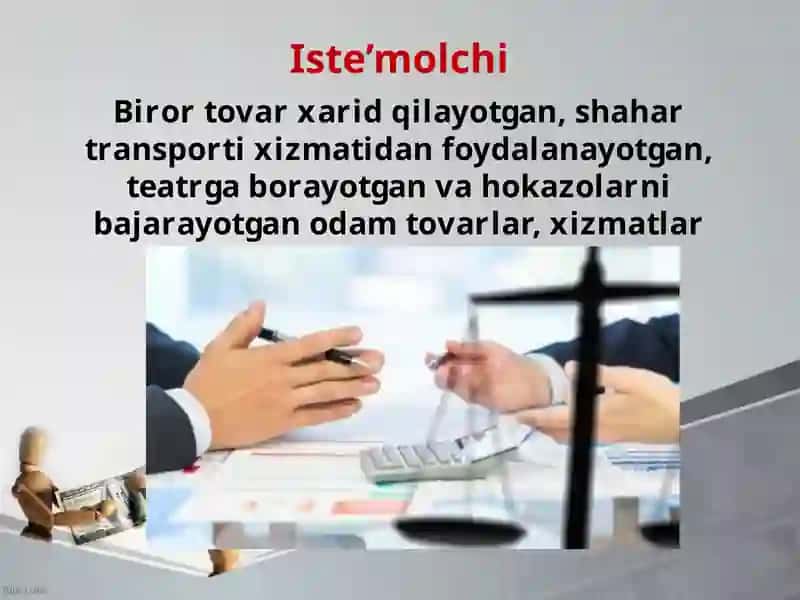 Iste’molchilar huquqlarini qonunlari 3